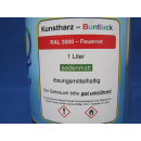 1 Liter Buntlack Kunstharz Farbe Lack RAL 3000 Feuerrot...