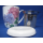 ASHDENE Becher Tasse Teetasse Porzellan Kaffeebecher Teebecher mit Teesieb Deckel 350 ml