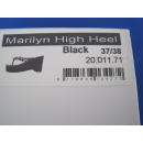 uzurii Sandalen Pantoletten Marilyn High Heel Black 37/38 20.011.71